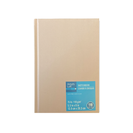 Light Pink Hardcover Sketch Journal by Artist's Loft