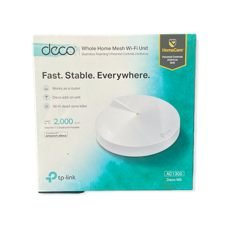 TP-Link Deco M5 Dual Band Gigabit WiFi Router AC1300 WHOLE HOME SYSTEM