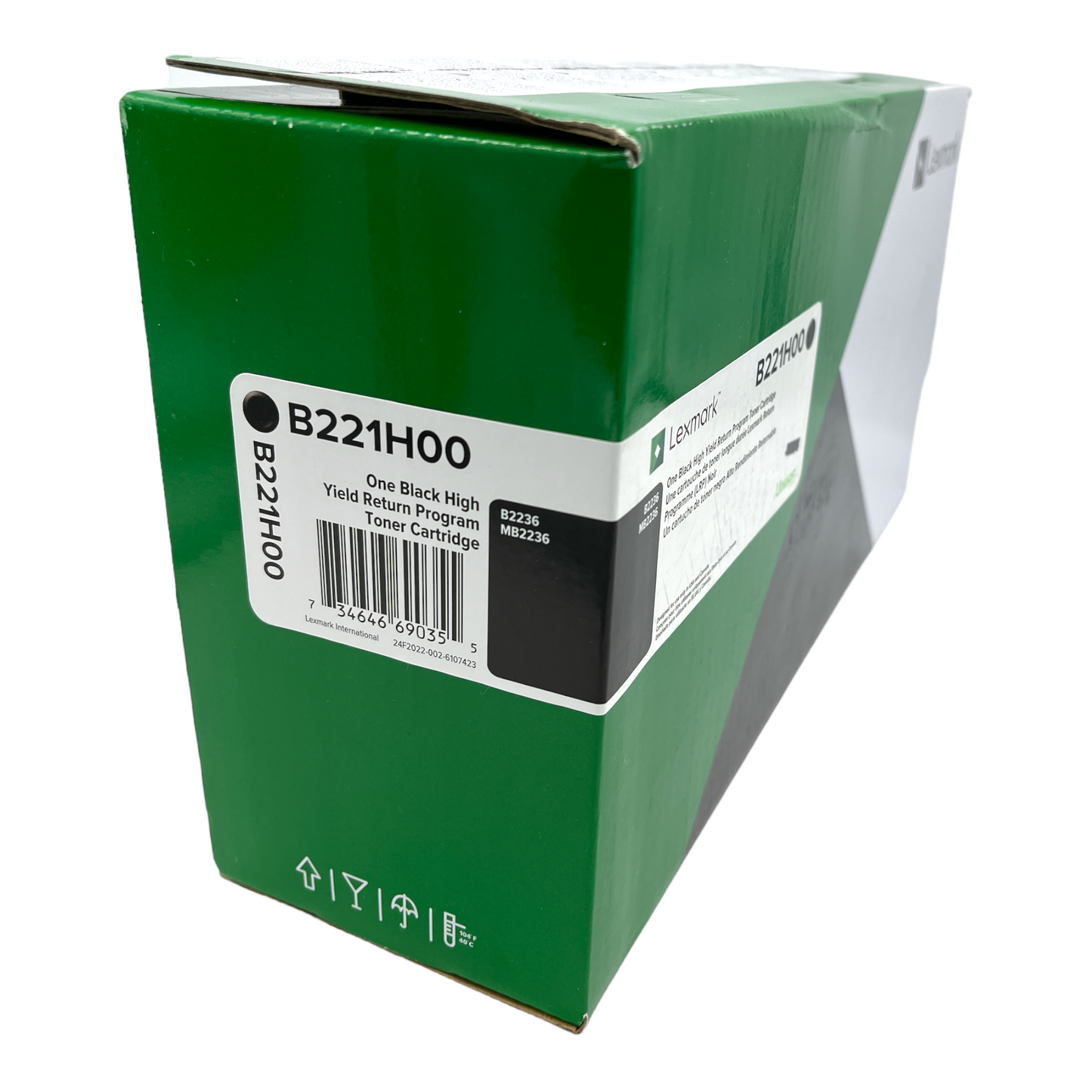 Lexmark B221H00 Return Program Toner, 3000 Page-yield, Black