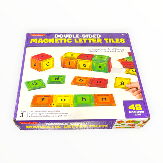 Lakeshore Double-Sided Magnetic Letter Tiles