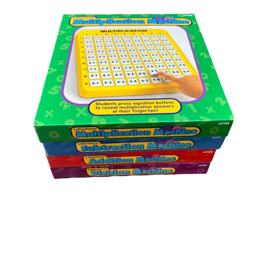 Lakeshore Self-Teaching Math Machines - Set of 4 – URITORIA