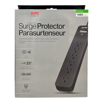 APC SurgeArrest Home/Office 1080 Joules-PE625