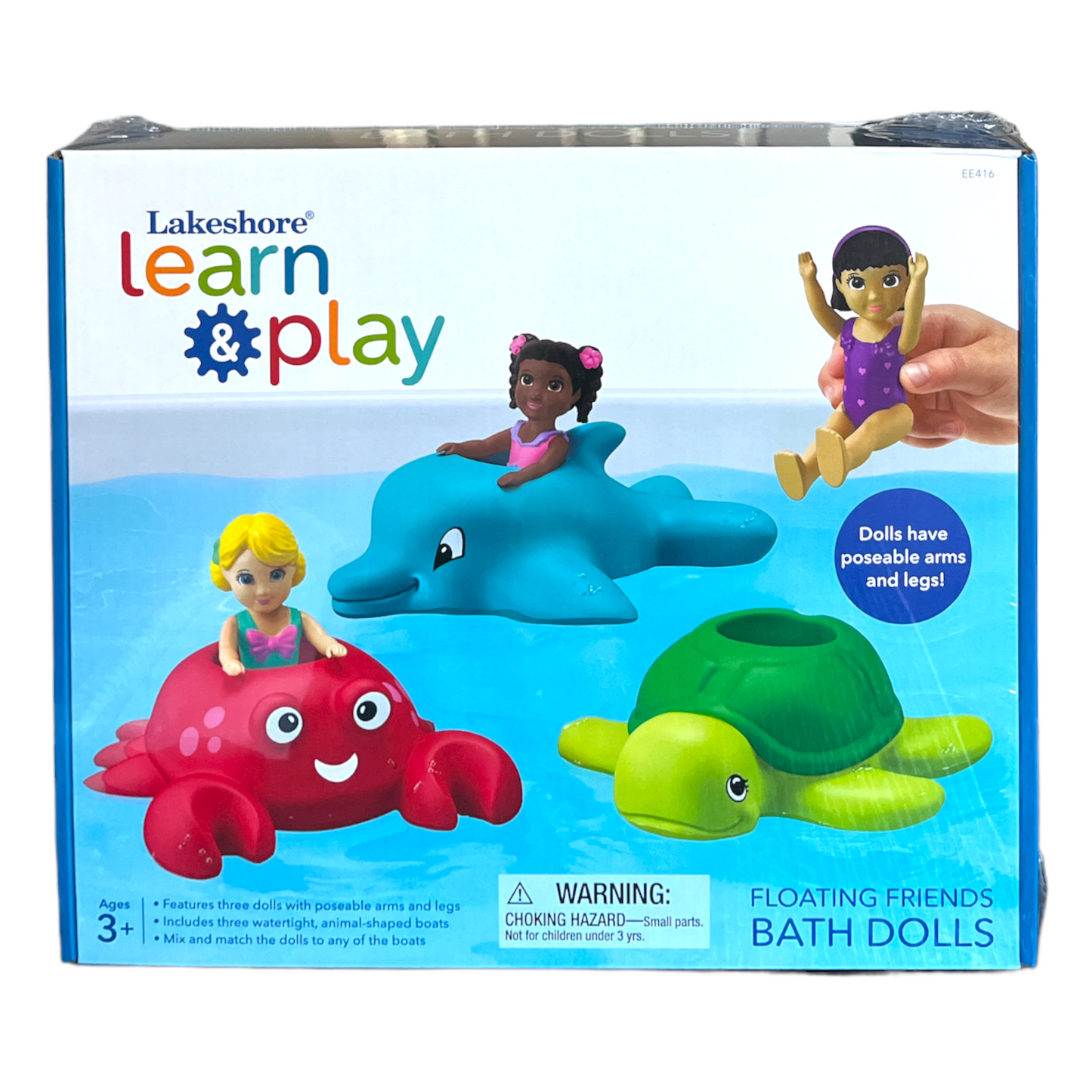 Lakeshore Floating Friends Bath Dolls