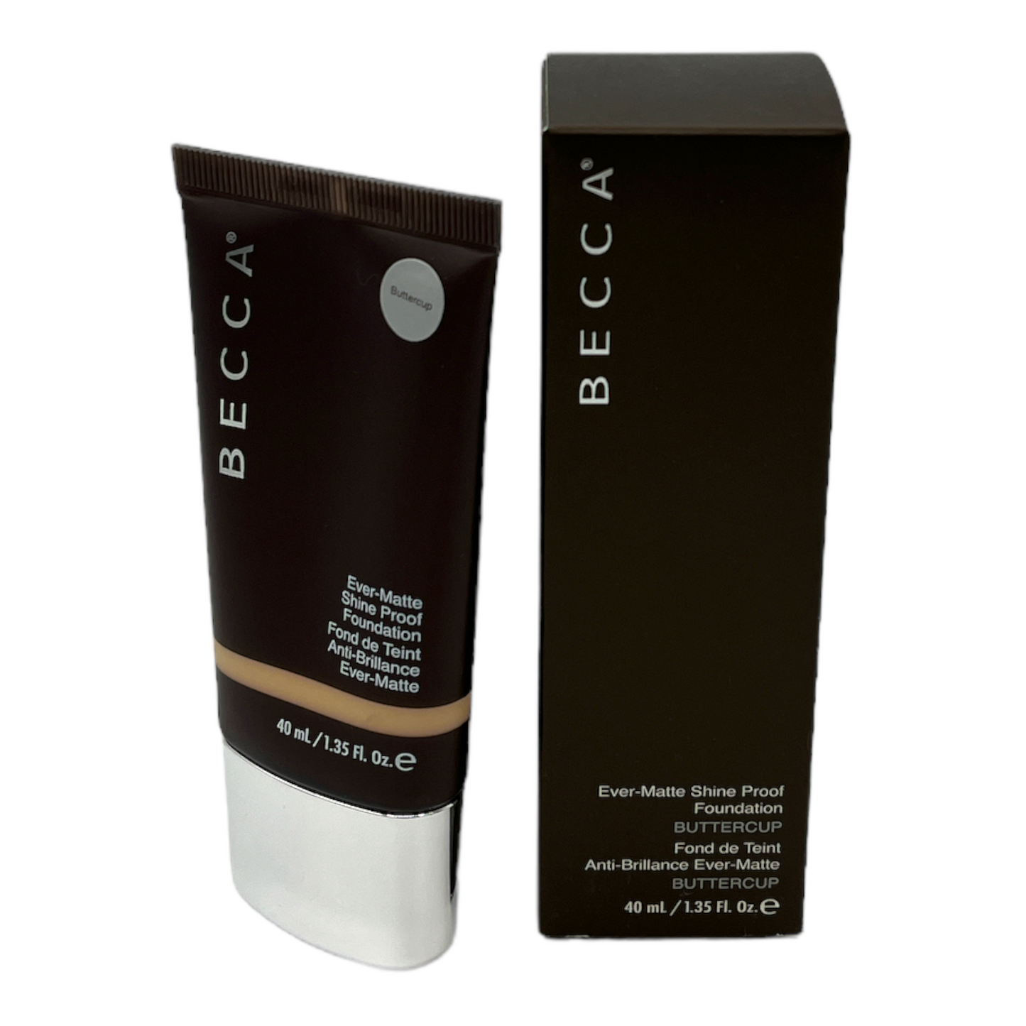 Becca Ever-Matte Shine Proof Foundation Buttercup 1.35 Fl.oz. /40 mL