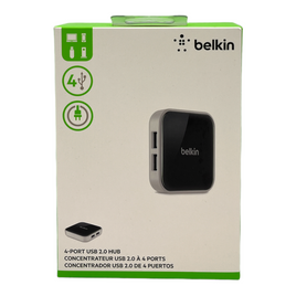 HUB USB 2.0 con alimentación de 4 PUERTOS de Belkin para MAC o WINDOWS