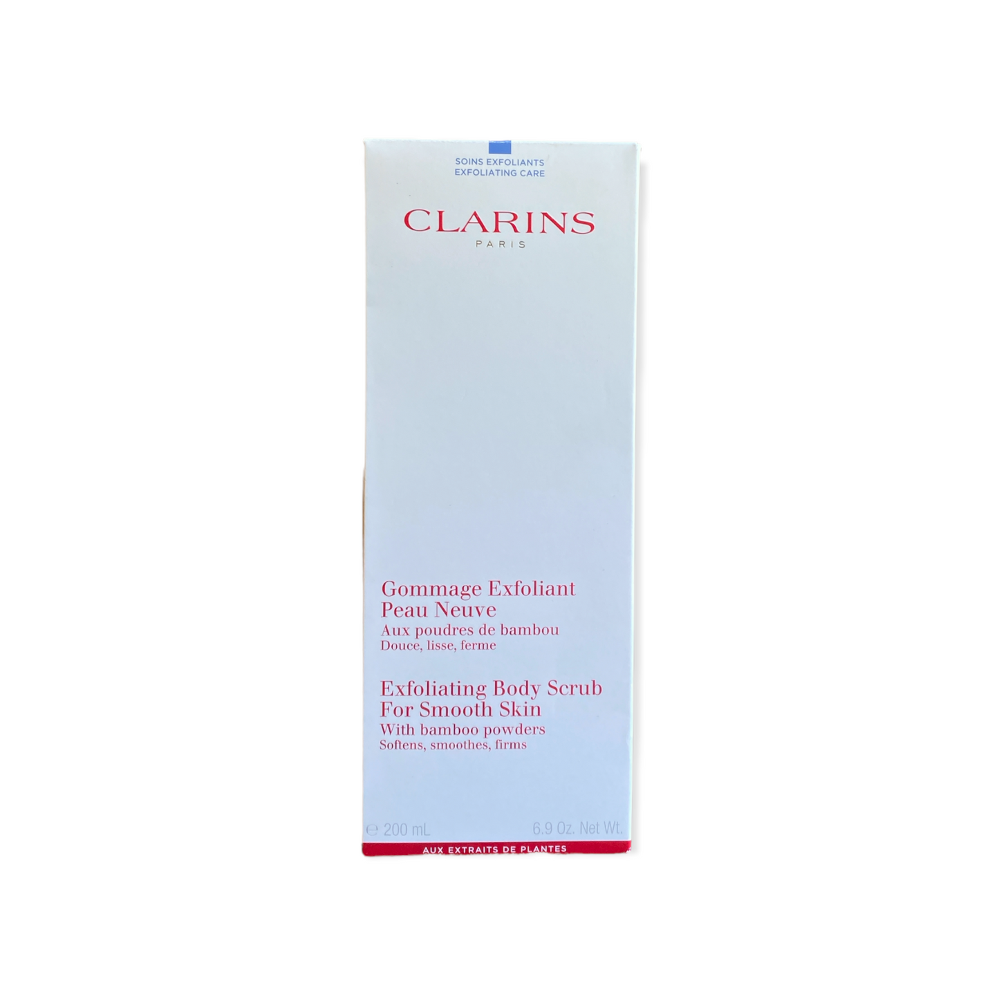 Clarins Exfoliating Body Scrub for Smooth Skin 6.9 OZ. with Bamboo Powders