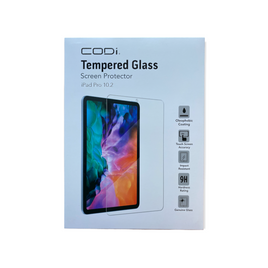 CODI A09036 Protector de pantalla de vidrio templado para iPad de 10,2 pulgadas (Gen 7/8)