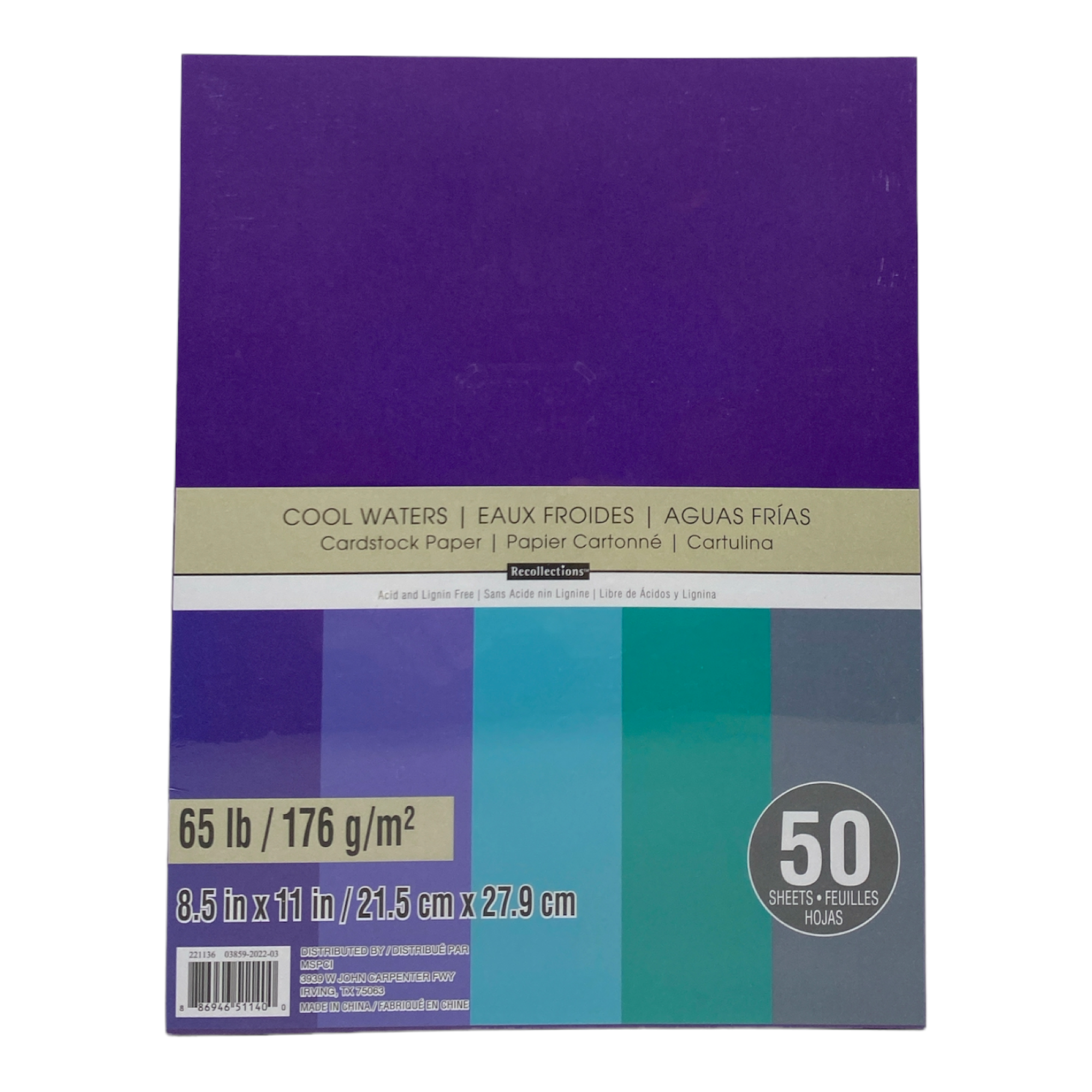 RECOLLECTIONS CardStock Paper Assorted Colors.