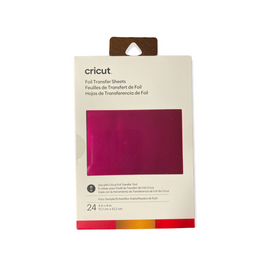 Cricut, Foil Transfer Sheets Sampler-Ruby, (24 ct).