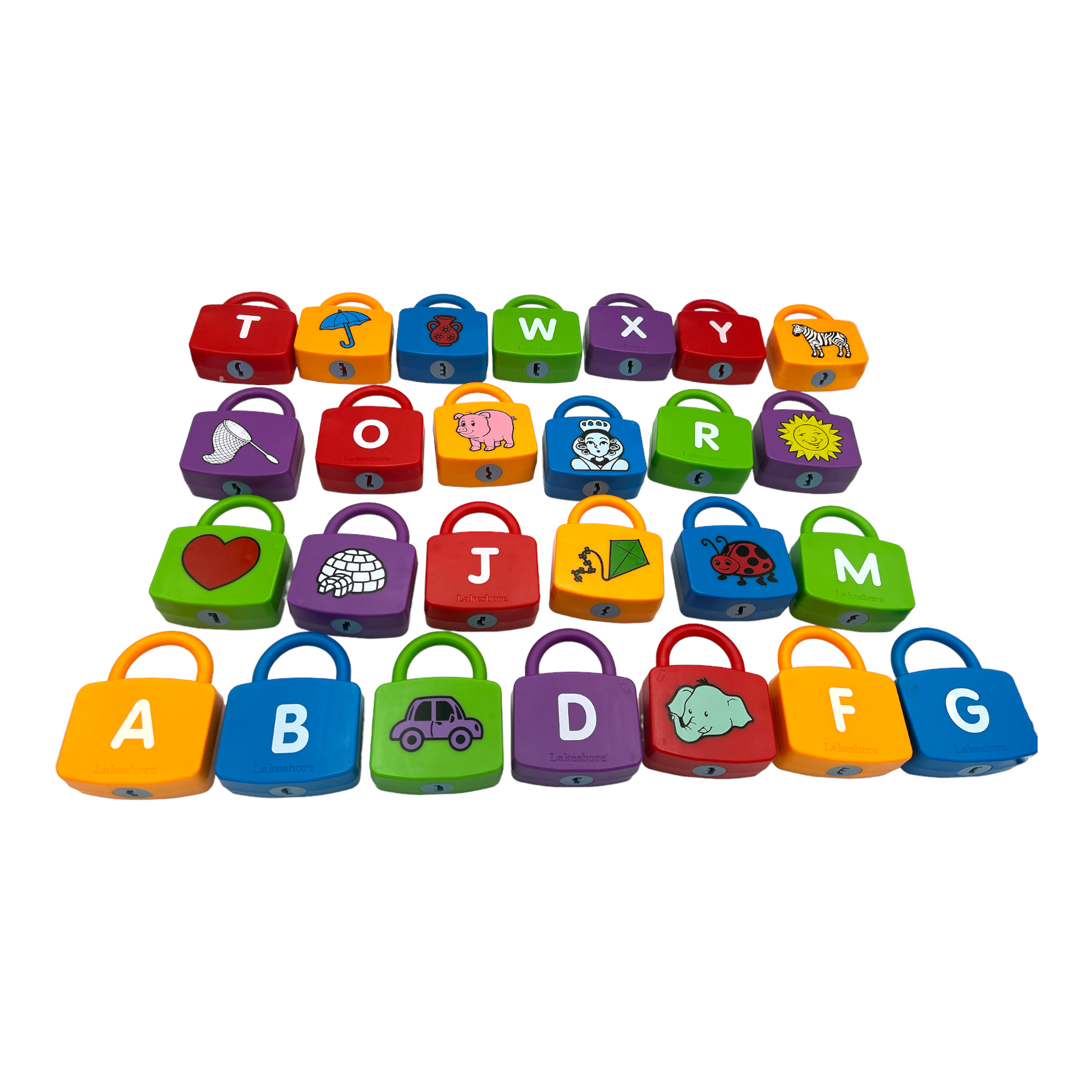 Lakeshore Alphabet Learning Locks| URITORIA