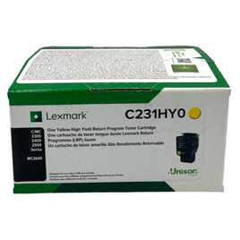 Lexmark Original Toner Cartridge Yellow C231HY0