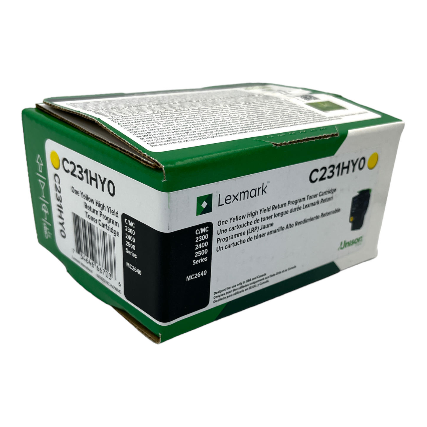 Lexmark Original Toner Cartridge Yellow C231HY0