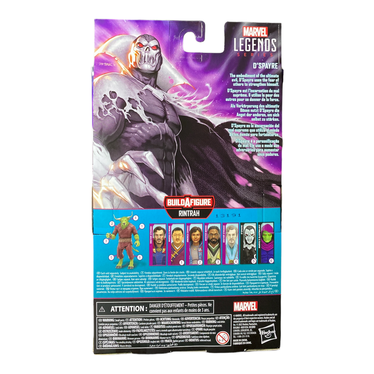 Marvel Legends Series Doctor Strange 6-inch D’Spayre