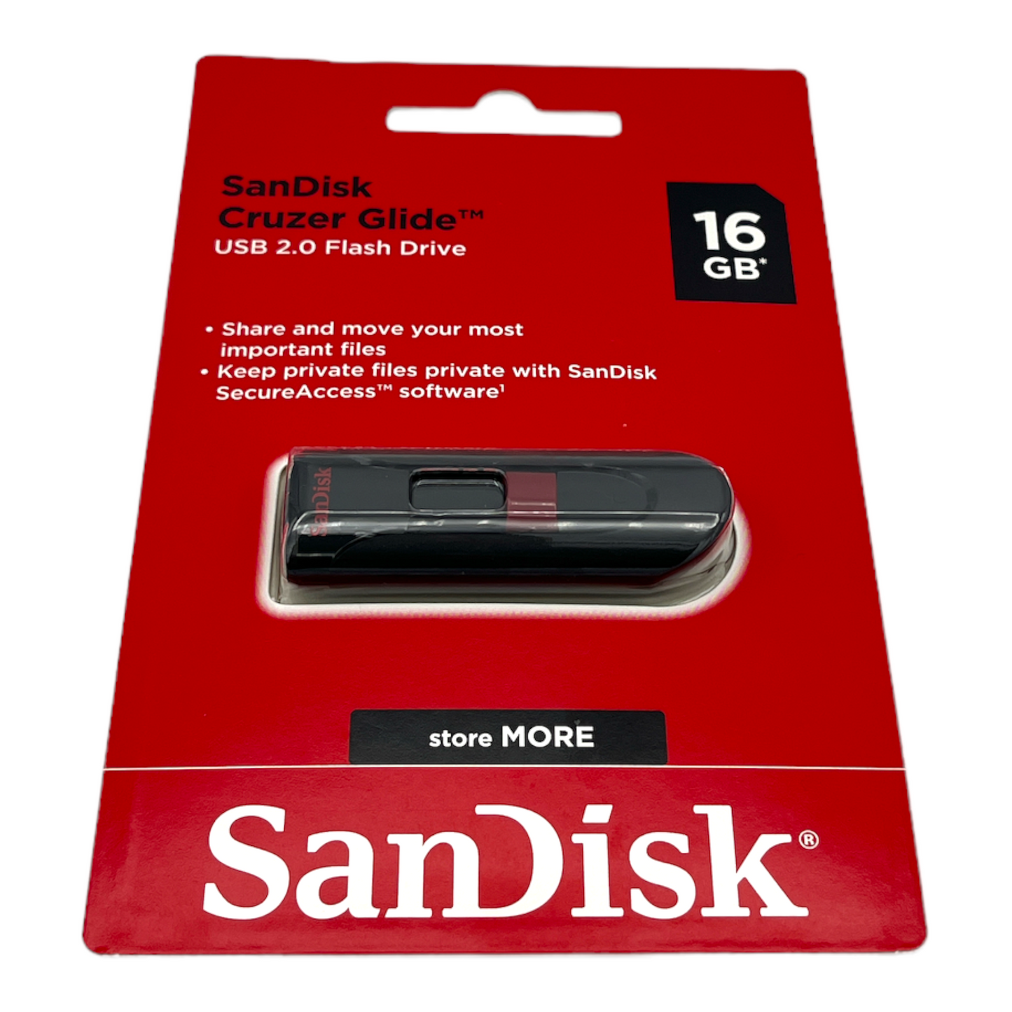 SanDisk Cruzer Glide USB 2.0 Flash Drive 16GB