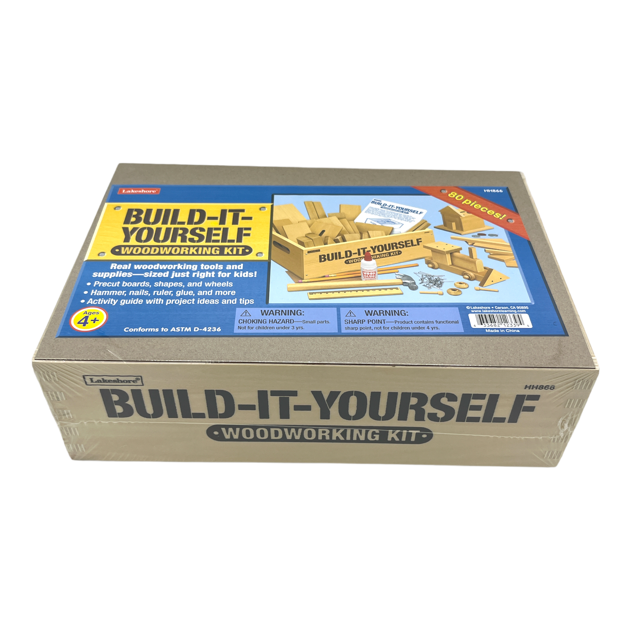 Lakeshore Build-It-Yourself Woodworking Kit for Kids - toys